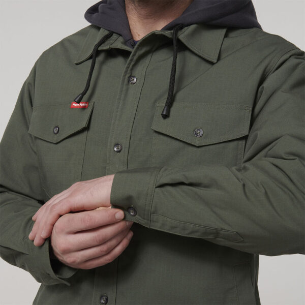 Hard Yakka Y06691 Quilted Solid Shacket - Image 6