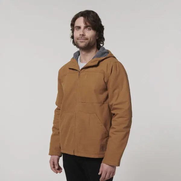 Hard Yakka Y06744 Heritage Canvas Hood Jacket - Image 2
