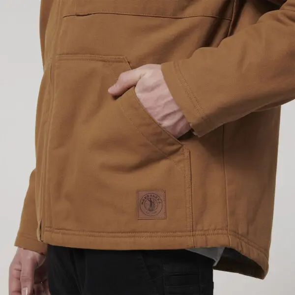 Hard Yakka Y06744 Heritage Canvas Hood Jacket - Image 4