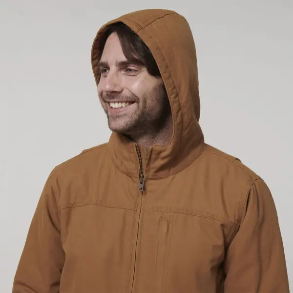 Hard Yakka Y06744 Heritage Canvas Hood Jacket - Image 7