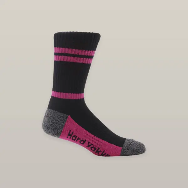 Hard Yakka Y08606 Womens 3PK Crew Socks - Image 2