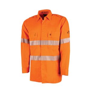 Bool BW1595T1 Regular Weight PPE2 FR Shirt With Segmented FR Reflective Tape