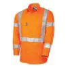 Tru Workwear DS1166T5 Lightweight NSW Rail Vented L/S Hi-Vis Drill Shirt With Perforated Reflective Tape