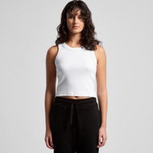 AS Colour 4064G Womens Organic Rib Crop Tank