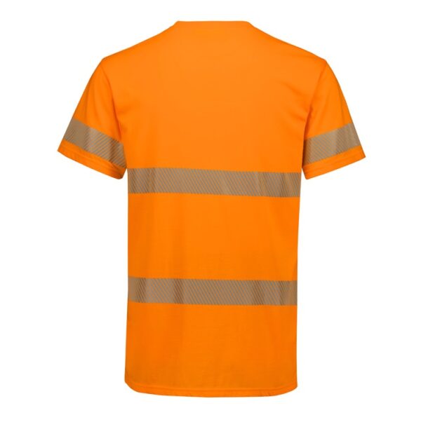 Syzmik ZH510 Mens Hi Vis Segmented Tape Cotton Tee Shirt - Image 5