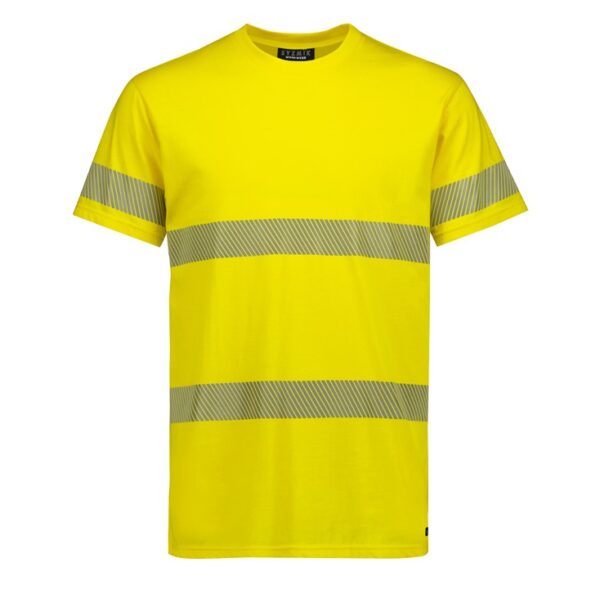 Syzmik ZH510 Mens Hi Vis Segmented Tape Cotton Tee Shirt - Image 2