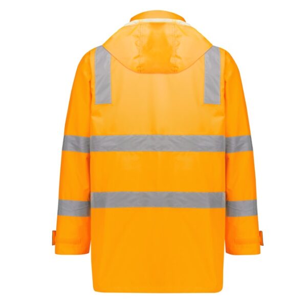 Syzmik ZJ580 Unisex Hi Vis VIC Rail 4 In 1 Waterproof Jacket - Image 3