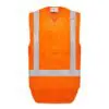 Syzmik ZV697 Unisex Hi Vis NSW Rail Vest - Image 2