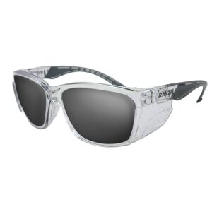 Maxisafe ERZ394 Rayzr Safety Glasses Clear Frame Smoke Lens