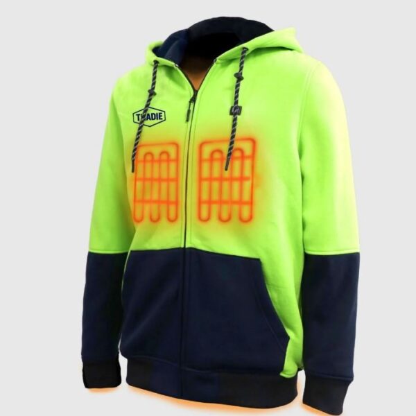 Tradie MJ4289SI HiVis Heated Hoodie - Image 4