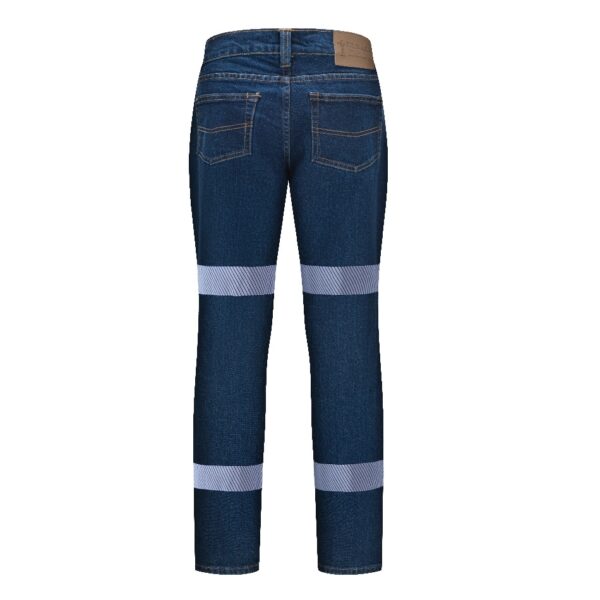 Pilbara RM220LSDR Ladies Reflective Stretch Denim Jeans - Image 2