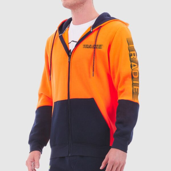 Tradie MJ5529SI HiVis Elite Pulse Hoodie - Image 2