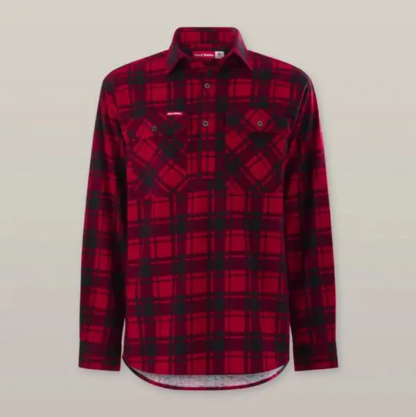 Hard Yakka Y04006 Core LS Closed Front Check Flannel Shirt - Image 14