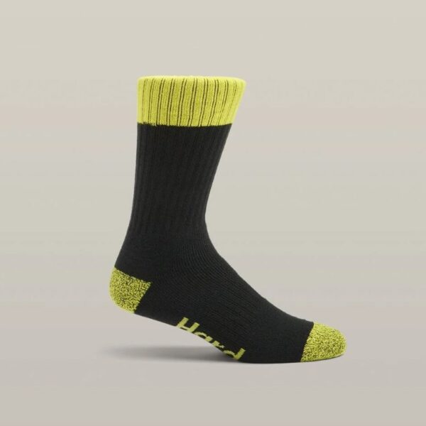 Hard Yakka Y20014 Core Hi Vis Work Crew Sock 3PK - Image 5