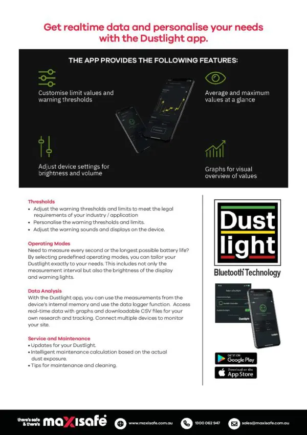 Maxisafe R23003.3 Dustlight Personal Dust Monitor - Image 13