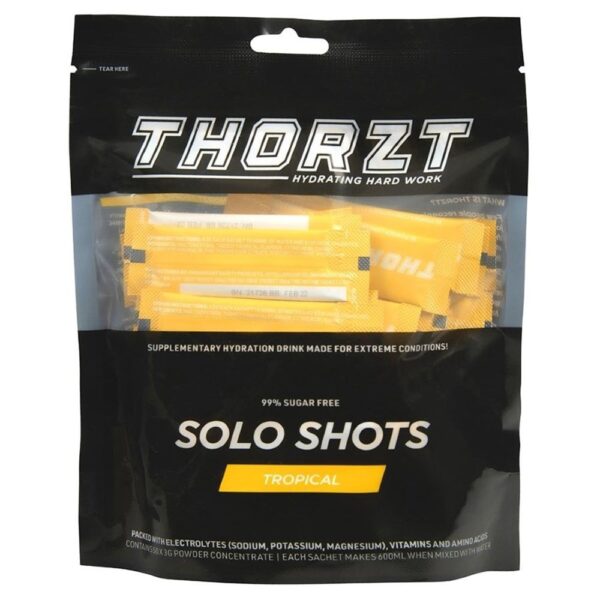 Thorzt SSSFTR 99% Sugar Free Solo Shots - Tropical Flavour 50 Shot Pack