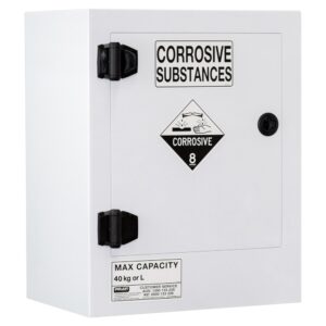 Pratt 5516PSPH CLASS 8 Corrosive Substance Storage Cabinet Polyprophylene 40L 1 Door 1 Shelf