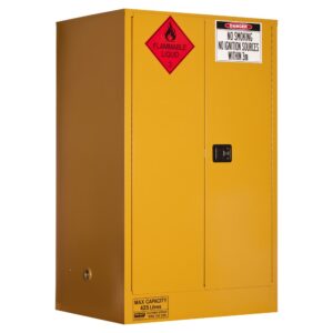 Pratt 5590AS CLASS 3 Flammable Liquid Storage Cabinet 425L 2 Door 3 Shelves