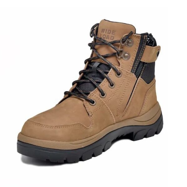 Wide Load 590TZN 6 Inch Soft Toe Zip/ Lace Up Non Safety Boot - Image 3