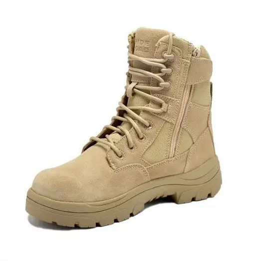 Wide Load 790SZN 8 Inch Sand Soft Toe Zip/ Lace Up Non Safety Boot - Image 3