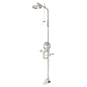 Pratt SE693FTL Combination Shower w/ Eye w/ Bowl & Foot Treadle & Flip Top Lid