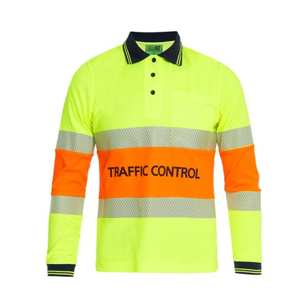 WORKIT 5014TC Womens Traffic Control HiVis L/S Taped Polo Shirt