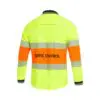 WORKIT 5014TC Womens Traffic Control HiVis L/S Taped Polo Shirt - Image 2