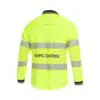 WORKIT 5014TC Womens Traffic Control HiVis L/S Taped Polo Shirt - Image 4