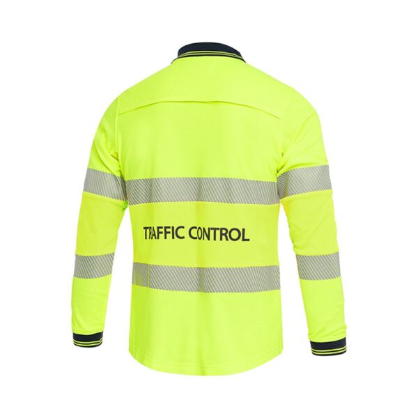 WORKIT 5014TC Womens Traffic Control HiVis L/S Taped Polo Shirt - Image 4