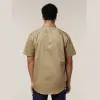 Hard Yakka Y07510 Short Sleeve Open Front Cotton Drill Work Shirt - Image 3