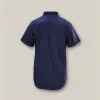 Hard Yakka Y07510 Short Sleeve Open Front Cotton Drill Work Shirt - Image 6