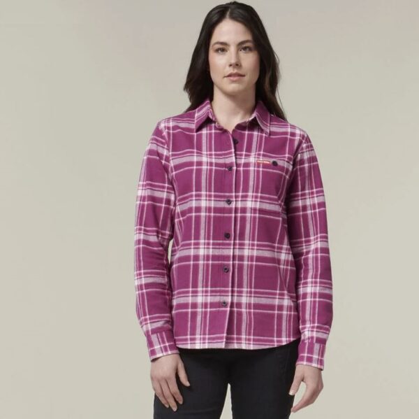 Hard Yakka Y08744 Womens Check Flannie - Image 5