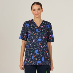 NNT CATRFW Under the Sea Scrub Top