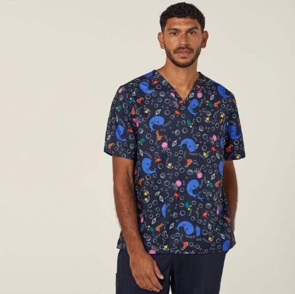 NNT CATRFW Under the Sea Scrub Top - Image 3