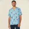 NNT CATRGK Festive Santa Pool Party Scrub Top - Image 5