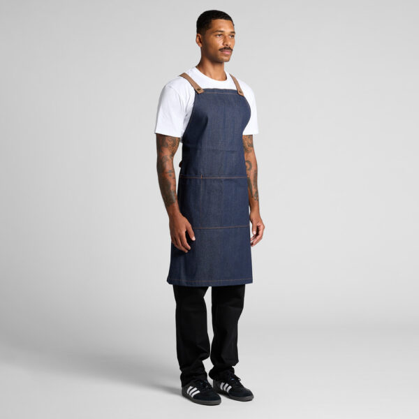 AS Colour 1084 Denim Apron - Image 4