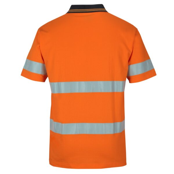 JB'S Wear 6DCPS Hi Vis D+N S/S Cotton Polo - Image 8