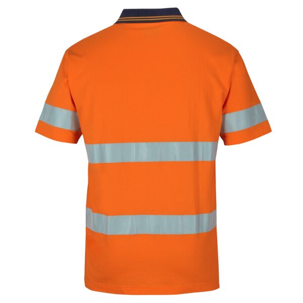 JB'S Wear 6DCPS Hi Vis D+N S/S Cotton Polo - Image 4