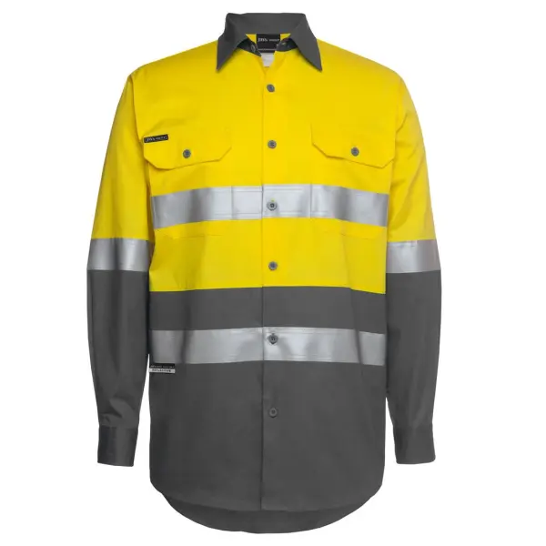 JB's Wear 6DNWL HiVis Long Sleeve Day and Night 150G Shirt - Image 11