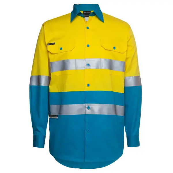 JB's Wear 6DNWL HiVis Long Sleeve Day and Night 150G Shirt - Image 9