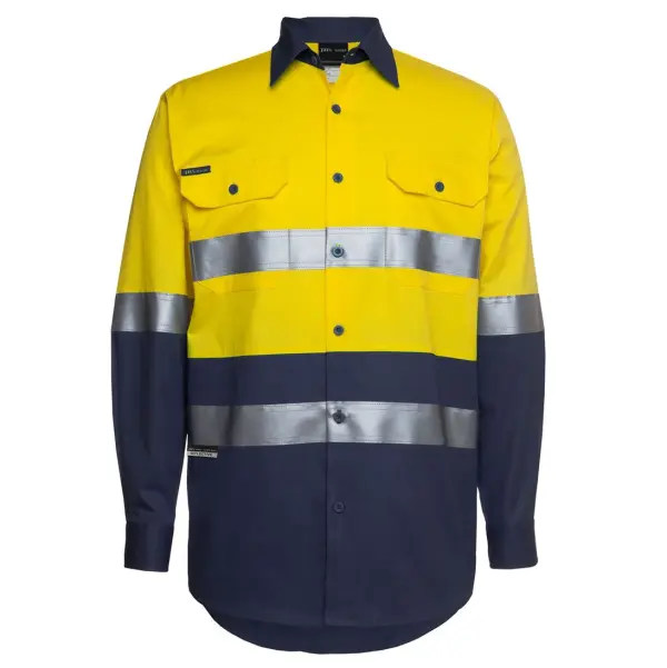 JB's Wear 6DNWL HiVis Long Sleeve Day and Night 150G Shirt - Image 15