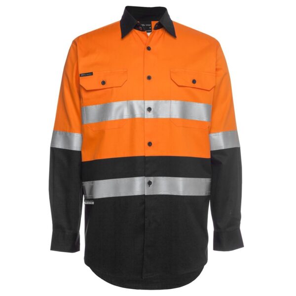 JBs Wear 6DNWL HiVis Long Sleeve Day and Night 150G Shirt