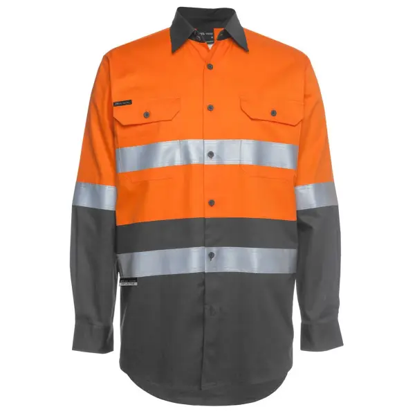 JB's Wear 6DNWL HiVis Long Sleeve Day and Night 150G Shirt - Image 6