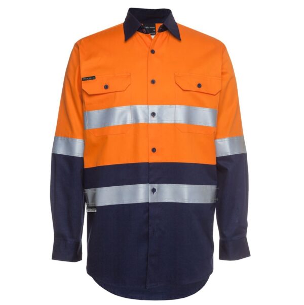 JBs Wear 6DNWL HiVis Long Sleeve Day and Night 150G Shirt - Image 2