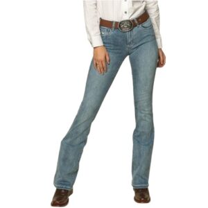 Ringers Western 217108005-R Katherine Cowgirl Womens Mid-Rise Bootleg Jeans