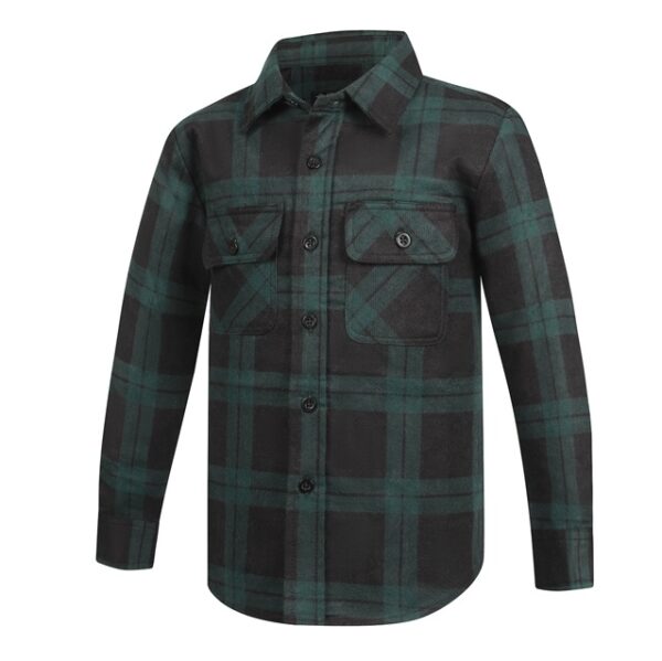 Ritemate RM123SKO Children's Open Front Flannelette Shirt