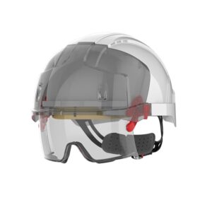 PIP AMA170-005-FAN EVO Vista Lens Non Vented White/Smoke Helmet Wheel Ratchet Clear Lens Hard Hat