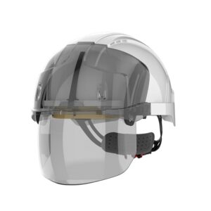 PIP AMC170-005-FAN EVO Vista Shield Non Vented White/Smoke Helmet Wheel Ratchet Clear Visor