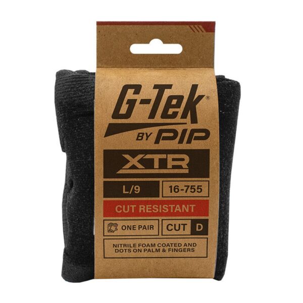 PIP 16-755 G-Tek Xtr 15G Cut D Palm Dip Dotted Glove - Image 2