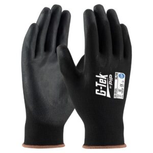PIP 33-B125 G-Tek 13G Black Nylon GP Palm Dip GlovePIP 33-B125 G-Tek 13G Black Nylon GP Palm Dip Glove
